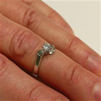 Salzano - Via Montegrappa, 28 - Anello Vidali Gioielli Donna in Oro bianco Zircone ANOR-33-34 - ANOR-33-34